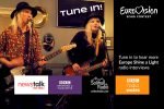 Kimberley Rew and Lee Cave-Berry Eurovision 2020 love shine a light radio interviews